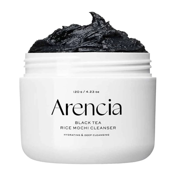 Arencia Black Tea Rice Mochi Cleanser - 120gm — غسول الأرز الشاي الأسود ١٢٠ جم