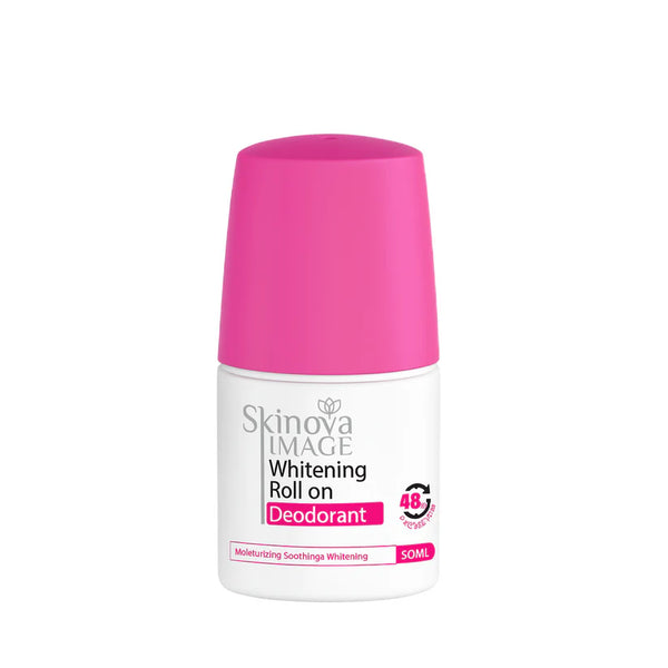 SKINOVA IMAGE WHITENING ROLL ON 60ML COTTON CANDY — مزيل عرق رول أون للتفتيح برائحة غزل البنات ٦٠ مل