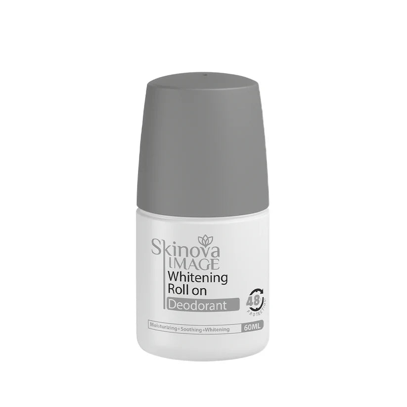SKINOVA IMAGE WHITENING ROLL ON 60ML UNSENTED — مزيل عرق رول أون للتفتيح بدون رائحة ٦٠ مل