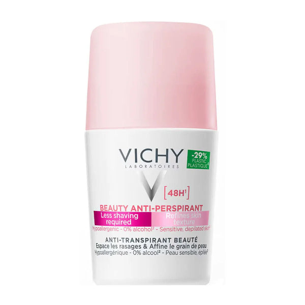 Vichy 48 Hours Anti Perspirant Beauty Deodorant For Women - 50ml — مزيل عرق رول أون للنساء ٤٨ ساعة ٥٠ مل
