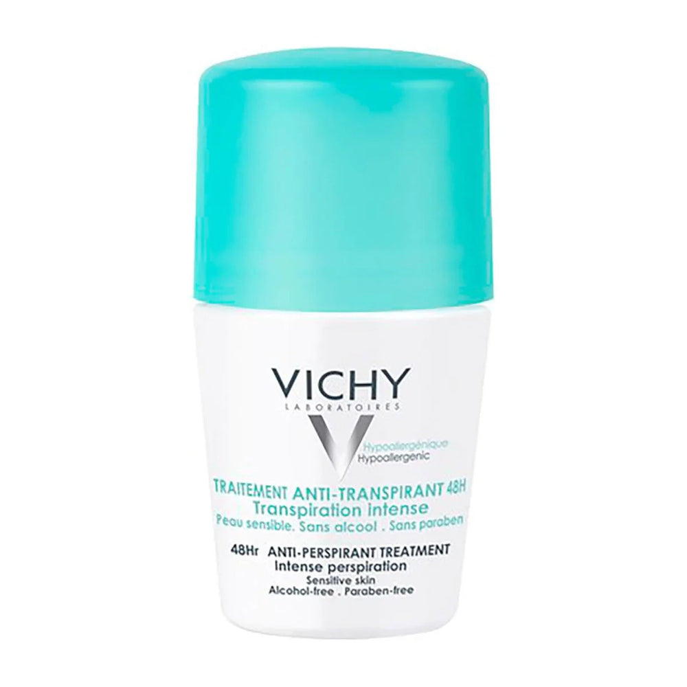 Vichy 48 Hours Anti Perspirant Deodorant Intensive Treatment Roll On - 50ml — مزيل عرق رول أون مركّز ٤٨ ساعة ٥٠ مل