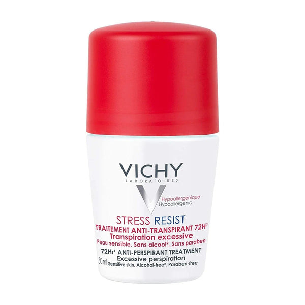Vichy Stress Resist Antiperspirant Treatment 72 Hour Roll-On - 50ml — مزيل عرق رول أون ٧٢ ساعة ٥٠ مل